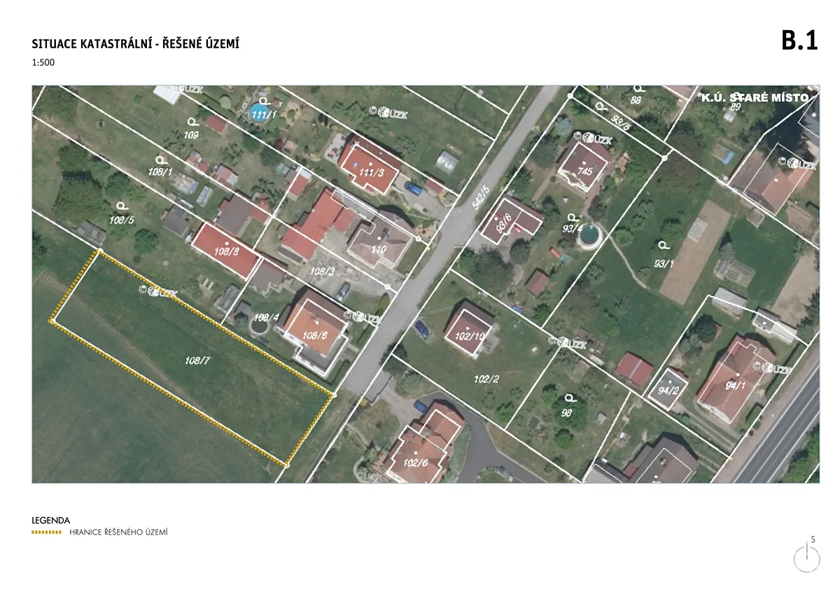 Prodej pozemku 1296 m²
